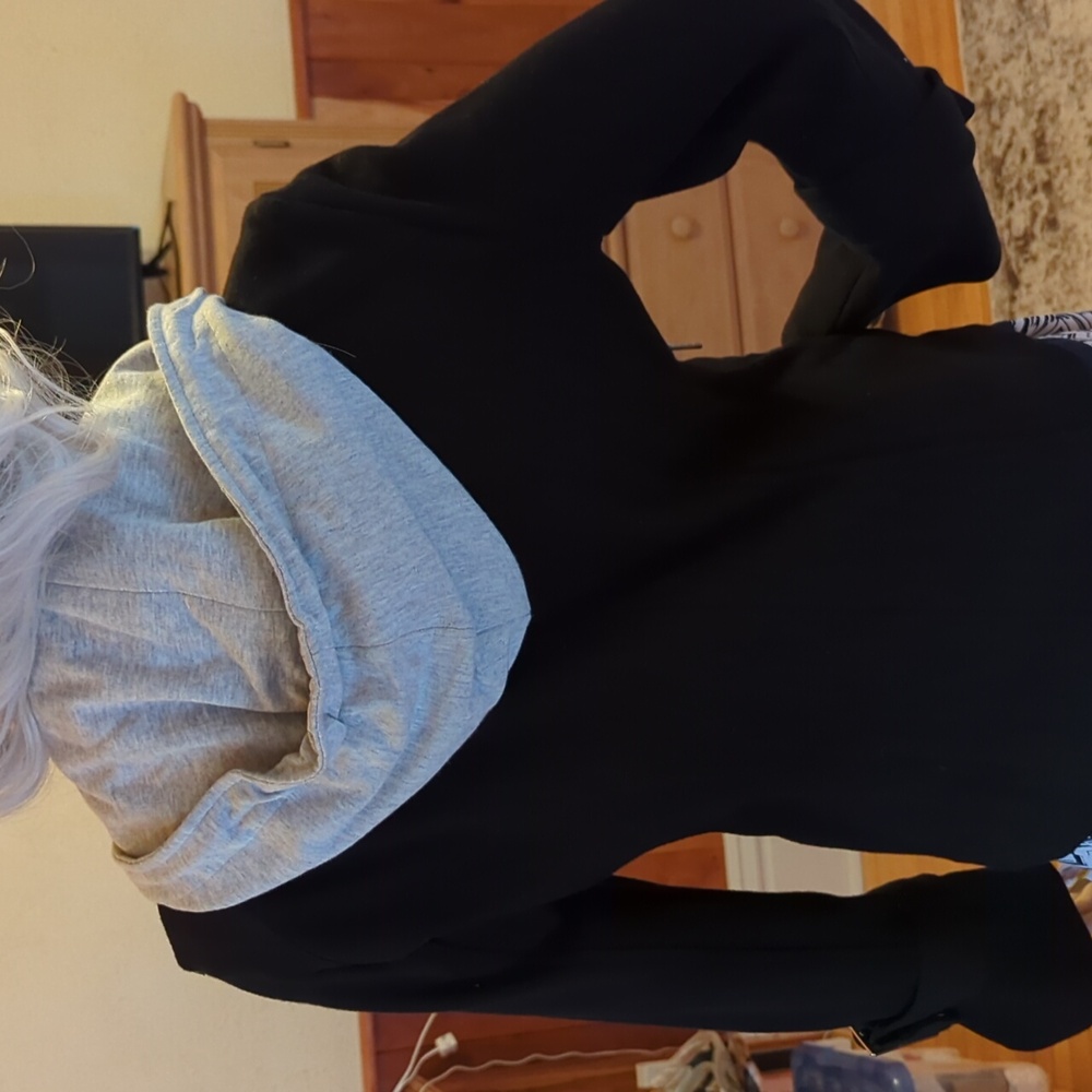 INC Moto Jacket With Hoodie - Picture 6 of 9